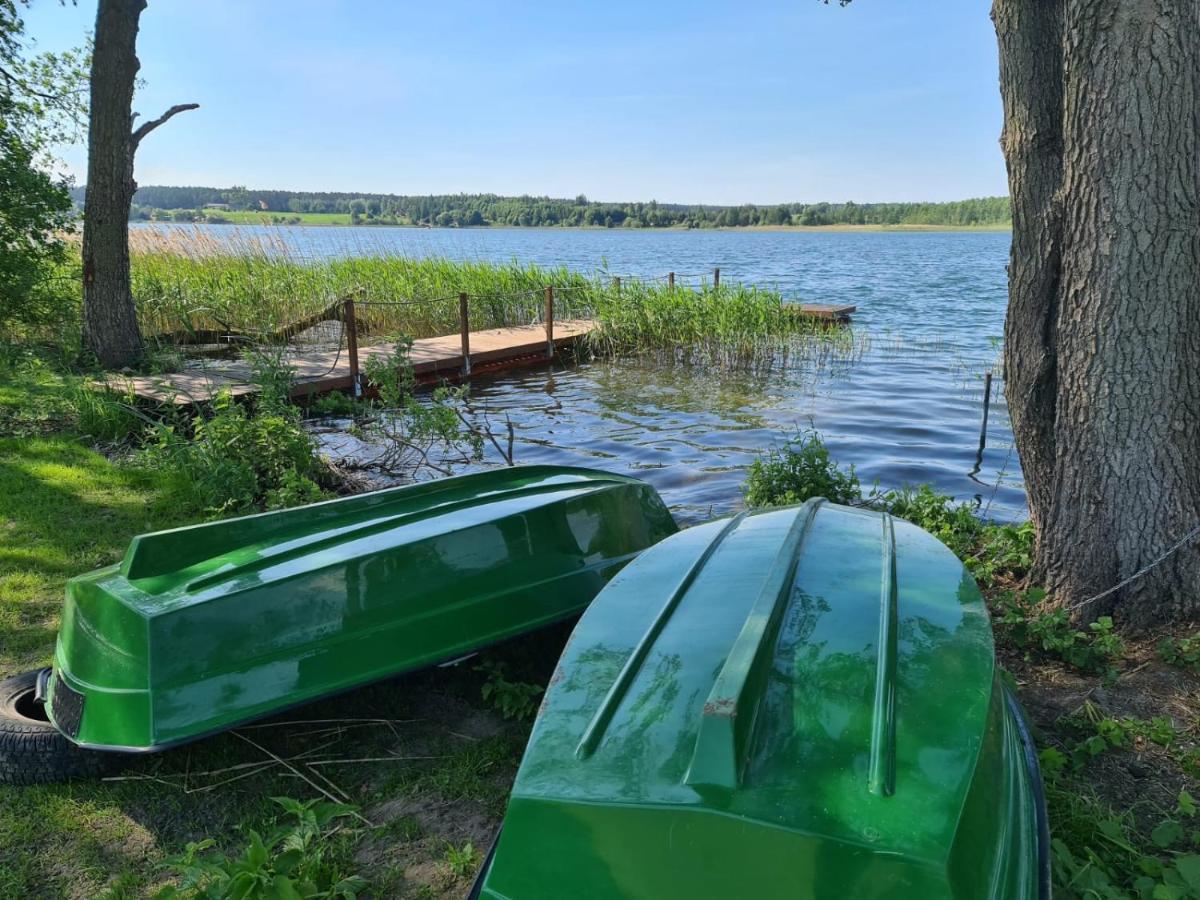 Siedlisko Nr 4E I 4F Nad Jeziorem Skarlinskim, Jezioro, Mazury, Domki Letniskowe, Bania 库尔泽尼克 外观 照片